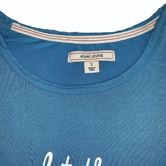 Let the Goooood Times Roll Adam Levine baby Blue Super Soft Summer Tee shirt - Picture 3 of 4